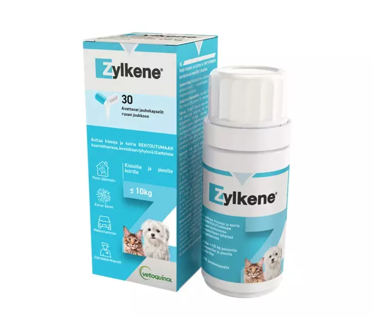 Zylkene rauhoittava valmiste alle 10 kg koirille ja kissoille 30 kapselia - Rauhoittavat tuotteet - 5377 - 1