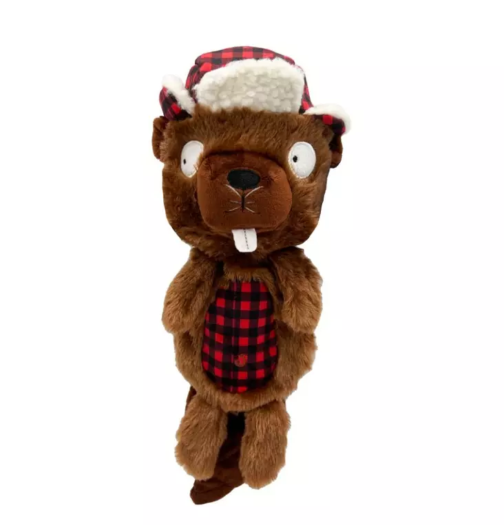 Lulubelles Power Plush Holiday Flapjacks Ralphie Beaver koiran pehmolelu - Koiran pehmolelut - 5417 - 1