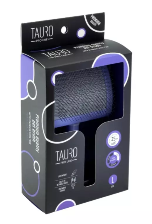 Tauro muovinen karsta 25 mm piikeillä large SOFT violetti - Koiran karstat - 5737 - 1