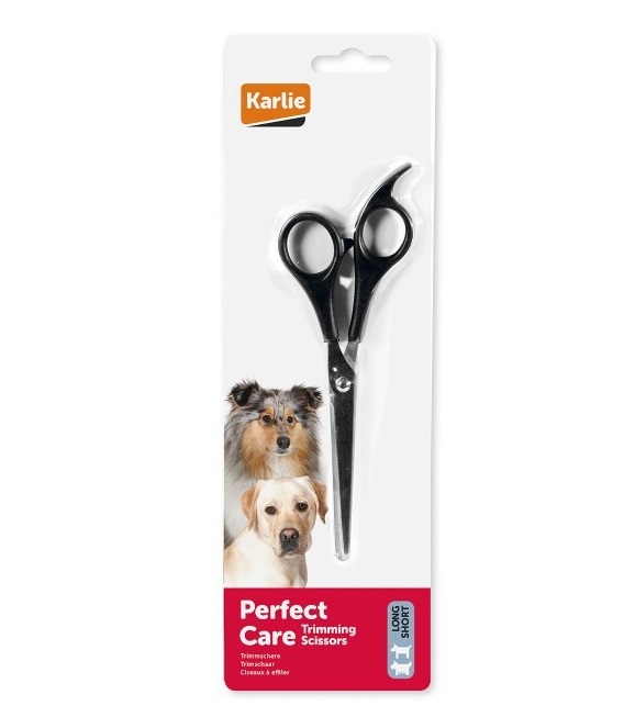 Karlie Perfect Care suorat trimmaussakset 17 cm - Koiran trimmaussakset - 5787 - 1
