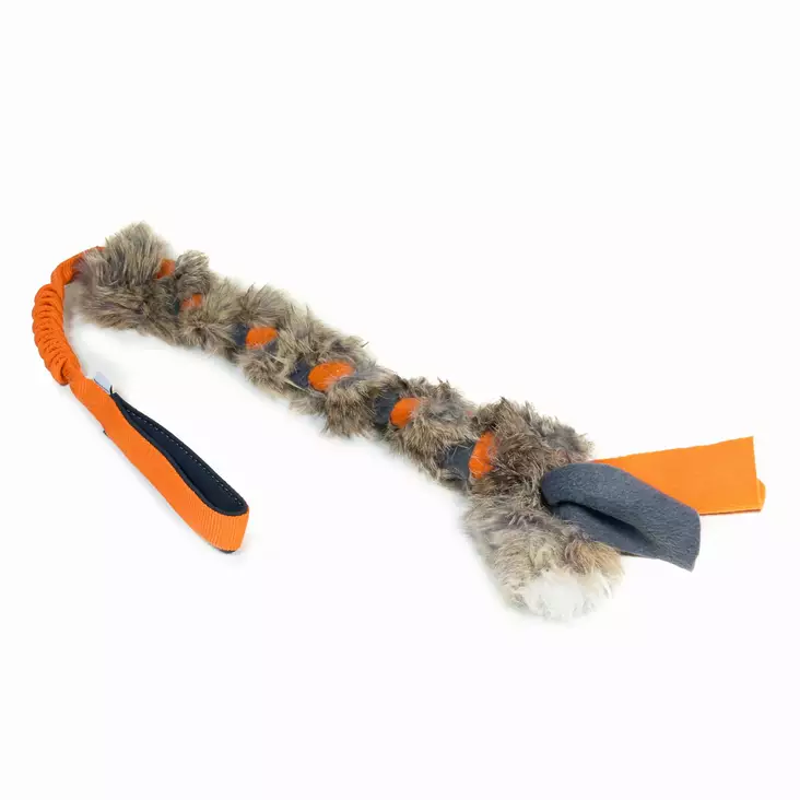 D&C Fleeceköysi kaninkarvalla ja joustokahvalla - Karvalelut - 6107 - 1