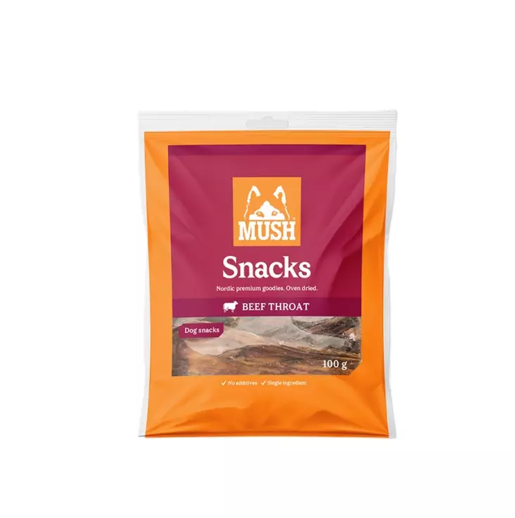 Mush Snacks naudan ruokatorvi 100 g - Kuivatut herkut - 6477 - 1