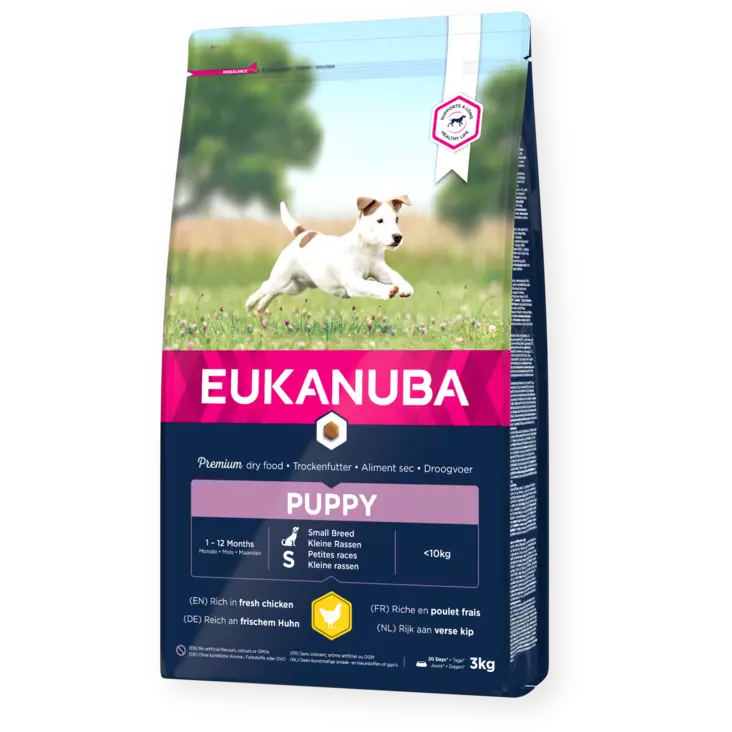 Eukanuba Puppy Small Breed koiranpennun kuivaruoka 3 kg - Eukanuba kuivaruoat koiralle - 6197 - 1