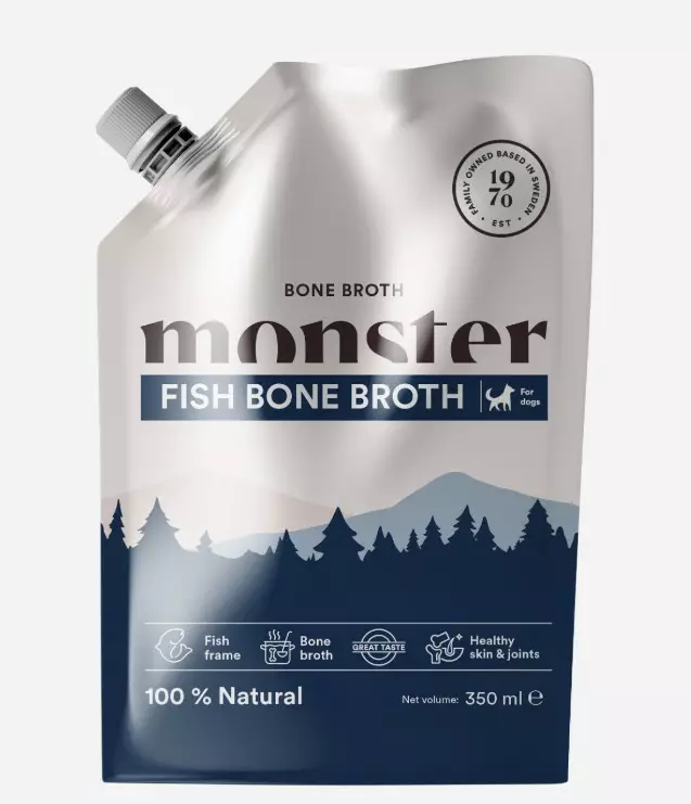 Monster Dog Bone Broth Fish luuliemi 350 ml - Monster - 5437 - 1