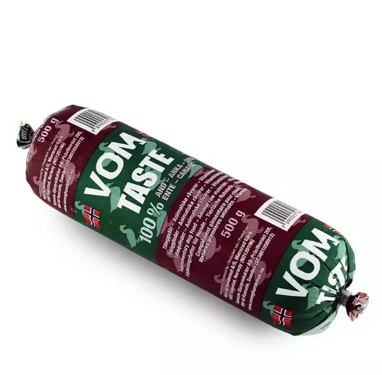 VOM Taste Ankka 500 g koiran raakaruoka - VOM raakaruoat koirille - 3557 - 1