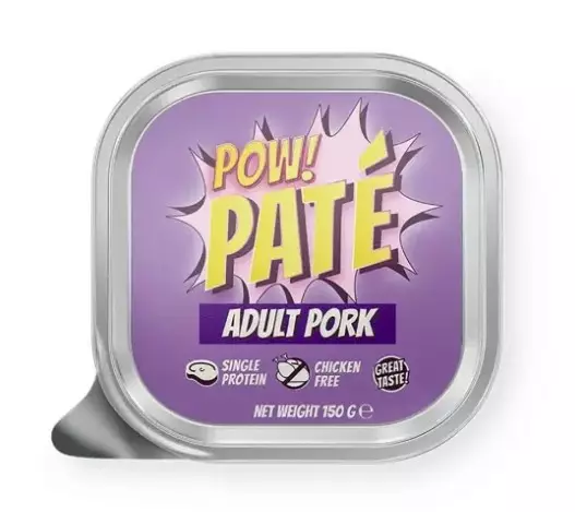 POW! Dog Paté Pork koiran märkäruoka 150 g - POW! - 5517 - 1