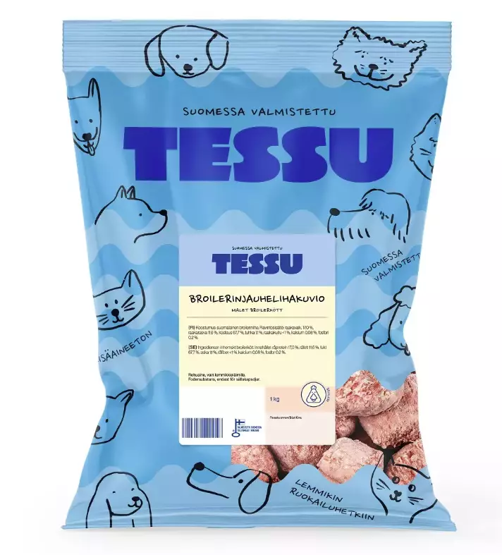Tessu Broilerinjauhelihakuvio 1 kg - Tessu - 2567 - 1