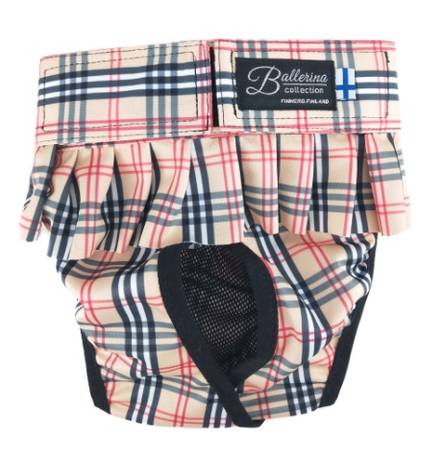 FinNero Ballerina juoksuhousut chic XXS - Koiran juoksuhousut ja urosvyöt - 1598 - 1