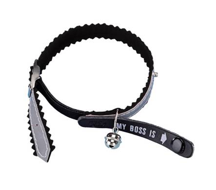 Kissan Solkipanta joustolla, musta - Kissan kaulapannat - 1728 - 1