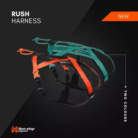 Non Stop Rush Harness vetovaljas musta/oranssi koko 1 - Vetovaljaat - 2628 - 2