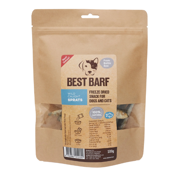 Best Barf Pakastekuivattu kilohaili 100 g - Best Barf - 4348 - 1