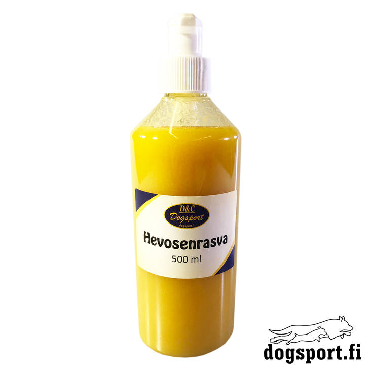 D&C Hevosenrasva ihon ja turkin hyvinvointiin koirille 500 ml - Ravintoöljyt koiralle - 2008 - 1