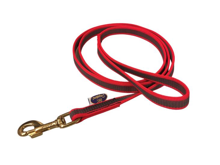 D&C Supergrip talutin 2 m messinkilukolla punainen - Koiran Supergrip taluttimet - 138 - 1