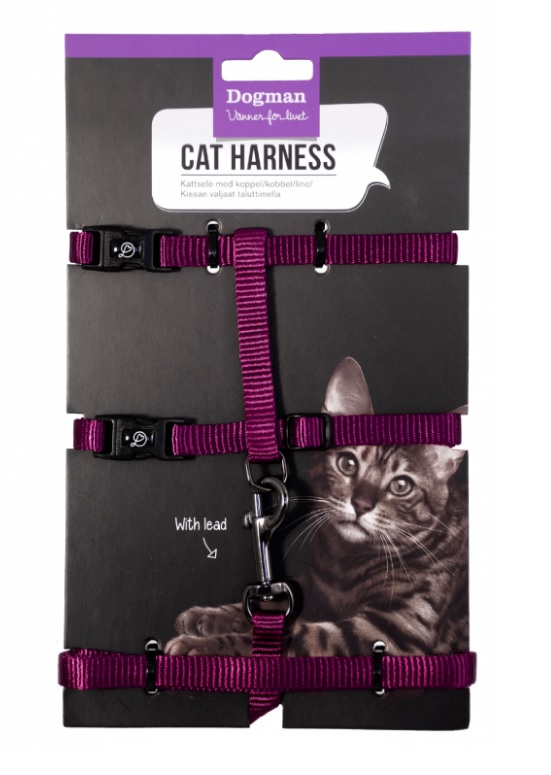 Dogman Kissan valjassetti, tummanlila - Kissan valjaat - 1578 - 1