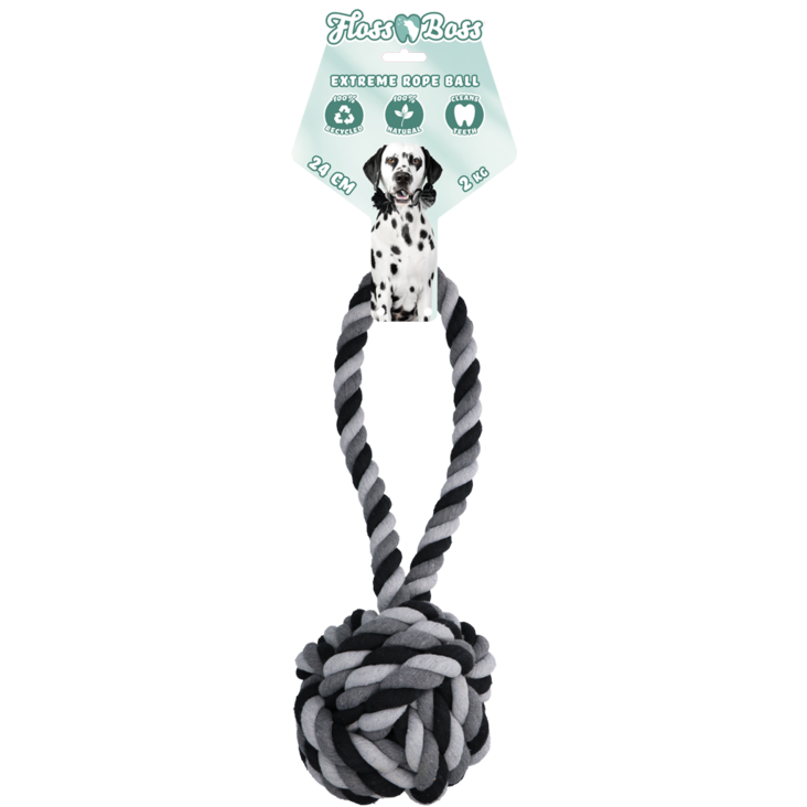 Extreme Rope Sling köysipallo kahvalla - Muut koiranlelut - 3928 - 1