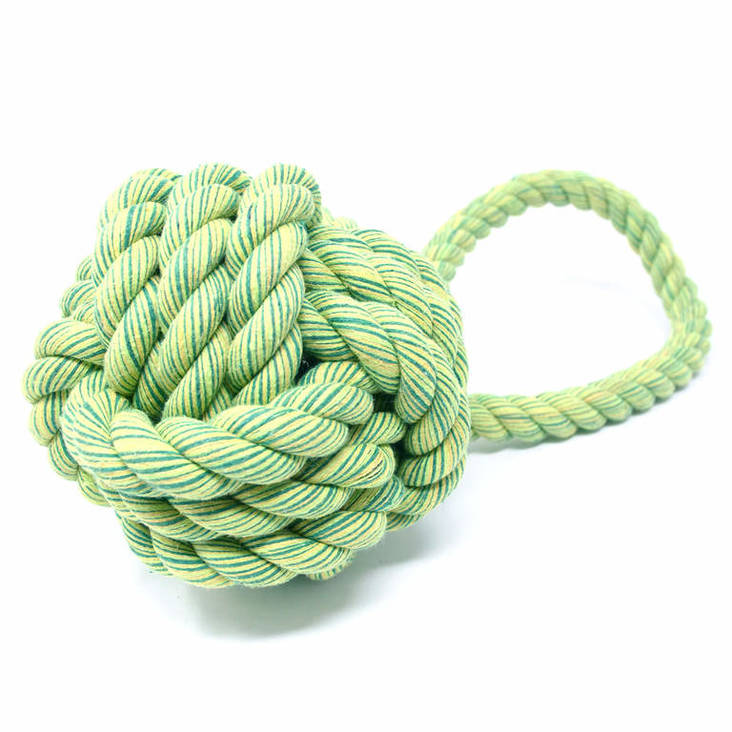 Happy Pet Köysipallo kahvalla S - Koiran pallot - 1968 - 1