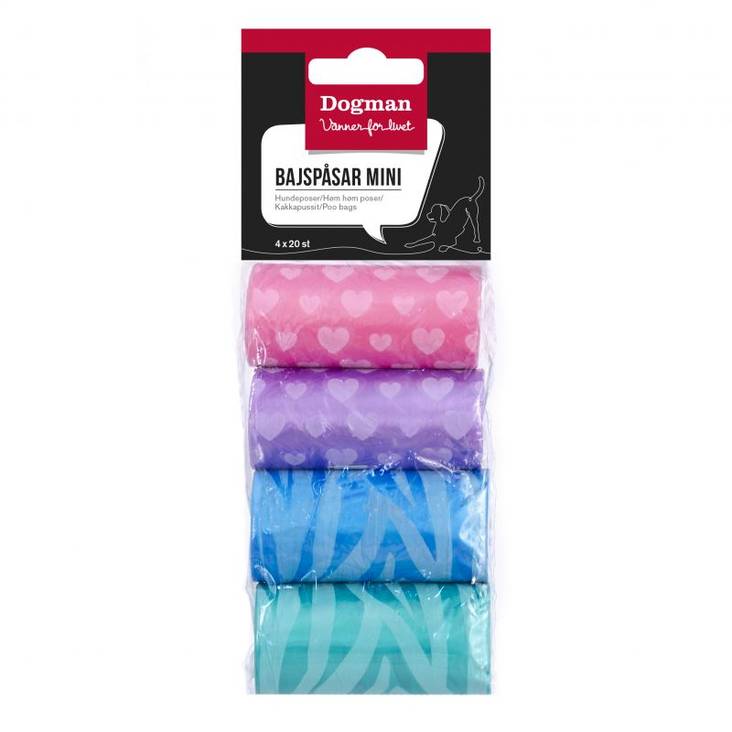 Kakkapussit 4 x 20 kpl monivärinen - Kakkapussit & kotelot - 5018 - 1