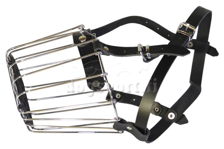 Klin Metallikoppa rottweiler uros - Metalliset kuonokopat koiralle - 98 - 1