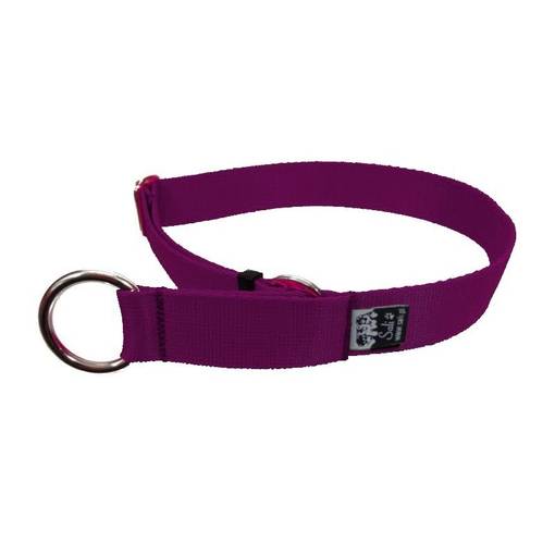 Sali Obro puolikiristävä panta 30 mm tummanliila koko M - Koiran tekstiilipannat - 4668 - 1