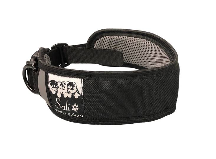 Sali Yukon Comfort panta musta 45 cm - Koiran tekstiilipannat - 1248 - 1