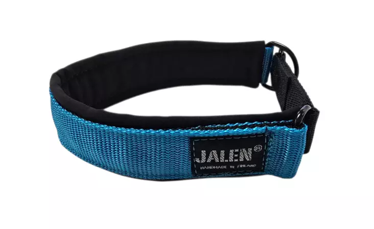 Jalen Puolikiristävä kaulapanta 30 mm turkoosi 30-40 cm - Koiran tekstiilipannat - 2918 - 1