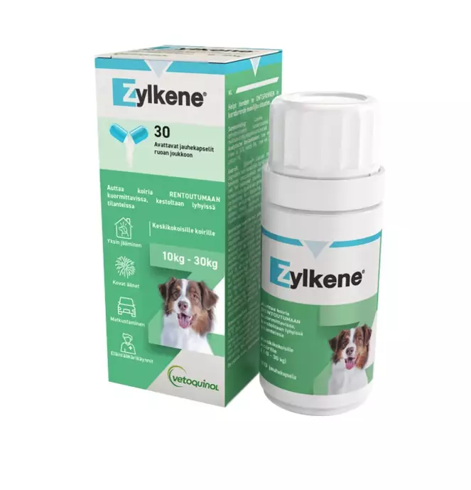 Zylkene rauhoittava valmiste 10-30 kg koirille 30 kapselia - Rauhoittavat tuotteet - 5378 - 1