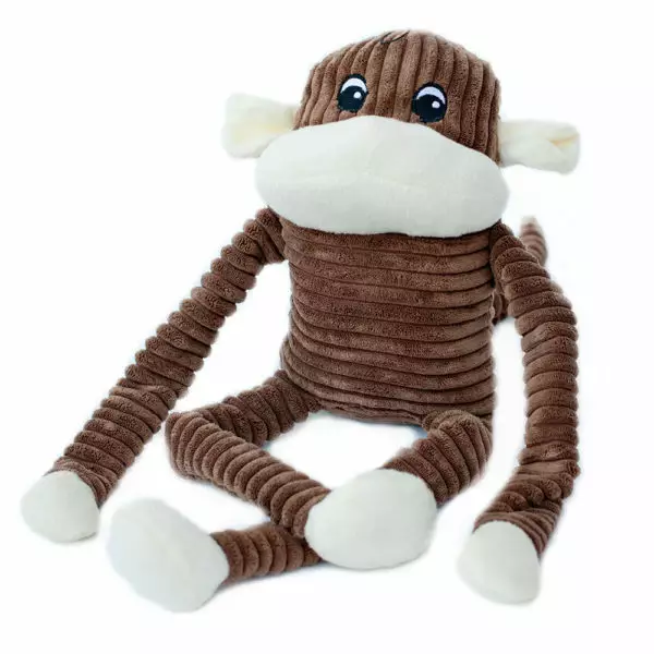 Zippy Paws Spencer the Crinkle Monkey XL koiran pehmolelu - Koiran pehmolelut - 5418 - 1