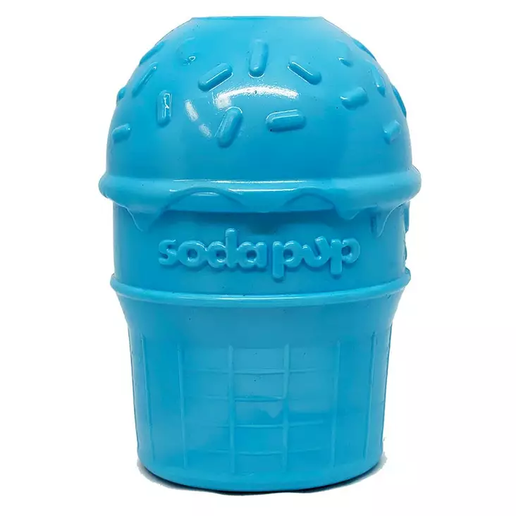 SodaPup Icecream Cone aktivointilelu sininen - Koiran aktivointilelut - 5918 - 1