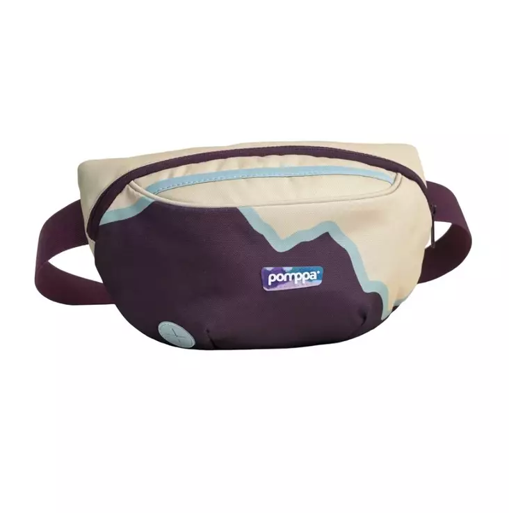 Pomppa Belt Bag Maroon vyötärölaukku - Palkkataskut - 6378 - 1
