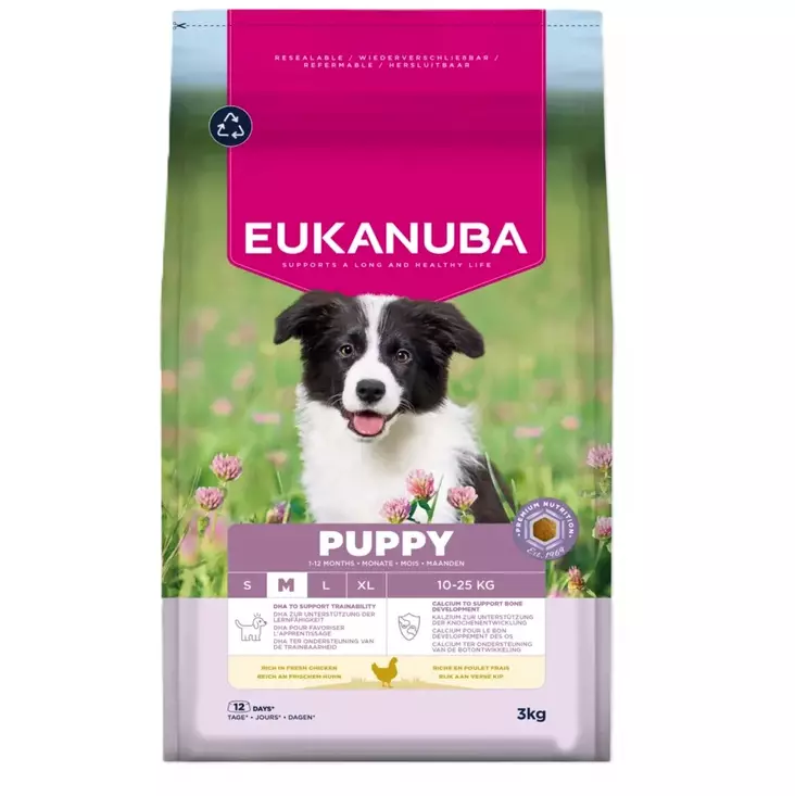 Eukanuba Puppy Medium Breed 3 kg - Eukanuba kuivaruoat koiralle - 6198 - 1