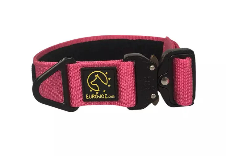 Euro Joe kaulapanta pinkki L - Koiran tekstiilipannat - 6058 - 1