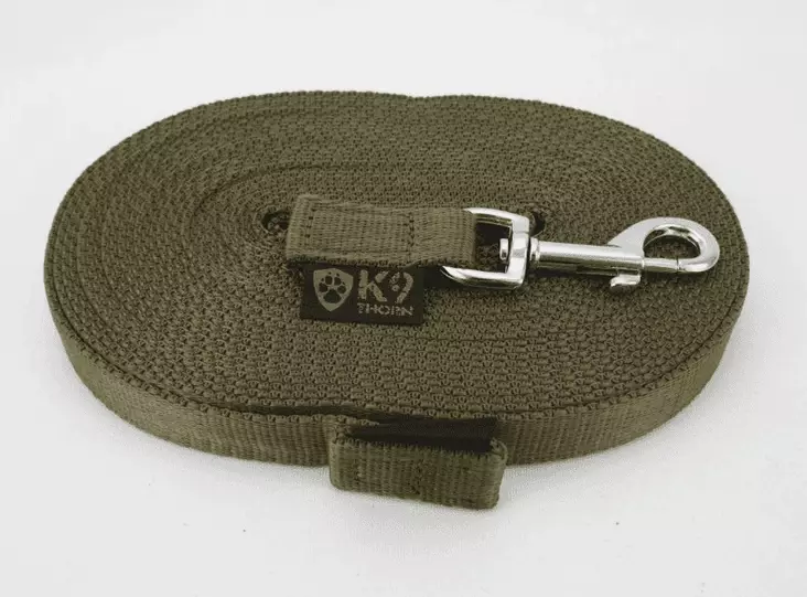 K9 Thorn nylonliina 10 m olive - Jälkiliinat - 5998 - 1