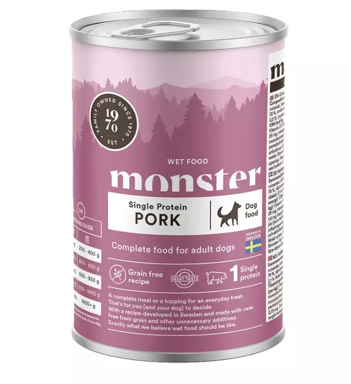 Monster Single Protein Pork 400 g - Monster - 2328 - 1