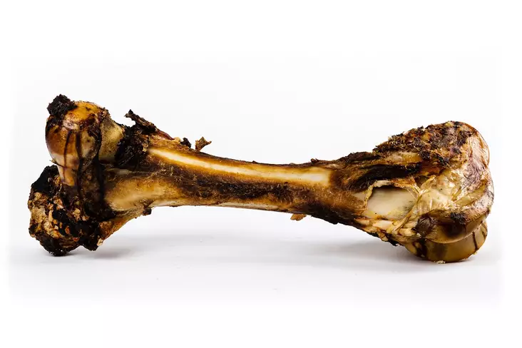 Paistettu naudan jättiluu 40 cm - Paistetut luut - 5448 - 1