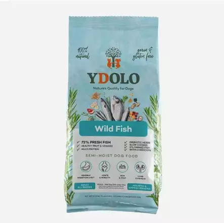 YDOLO Healthy & Pure Wild Fish puolikostea koiranruoka 2,5 kg - Koulutusherkut - 6249 - 1