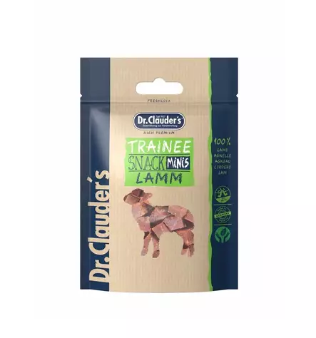 Dr. Clauder's Trainee Snack Minis lammas 50 g - Koulutusherkut - 2809 - 1