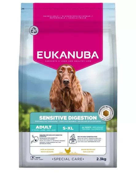 Eukanuba Daily Care Adult Sensitive Digestion 2,3 kg - Eukanuba kuivaruoat koiralle - 6209 - 1