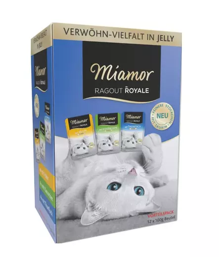 Miamor Ragout Royale Jelly kissan märkäruoka lajitelma 12 x 100 g - Miamor märkäruoat kissalle - 5429 - 1