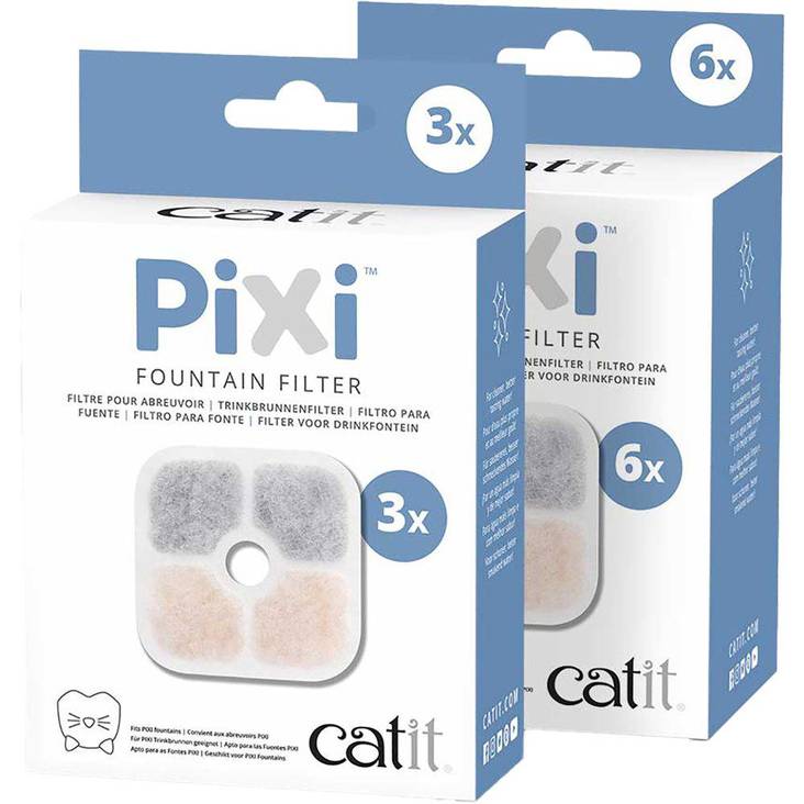 CatIt Pixi Vesiautomaatin vaihtosuodattimet 3 kpl/pkt - Kupit ja ruokailualustat - 5129 - 1