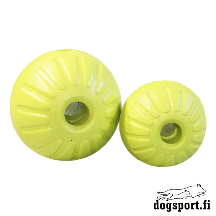 D&C Foam pallo reiällä keltainen pieni - Narupallot ja pallot - 1589 - 1