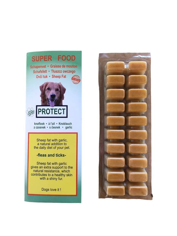 Protect Lampaan rasvapala & valkosipuli 90 g - Muut lisäravinteet koiralle - 3889 - 1