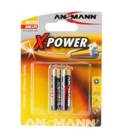 Leuchtie Plus AAA-paristot 2 kpl - Koiran valopannat - 4169 - 1