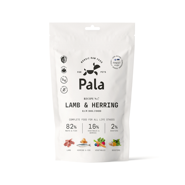 Pala Lamb & Herring - Lammas & silli täysravinto 100 g - Pala Petfoods - 3629 - 1