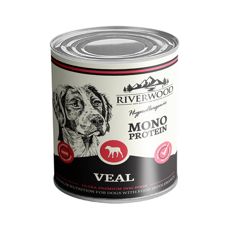 Riverwood Mono Protein Vasikka viljaton koiran märkäruoka 400 g - Riverwood märkäruoat - 1459 - 1