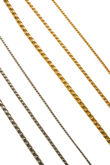 Snake näyttelykaulain 3,5 mm hopea 35 cm - Näyttelypannat koiralle - 1289 - 1