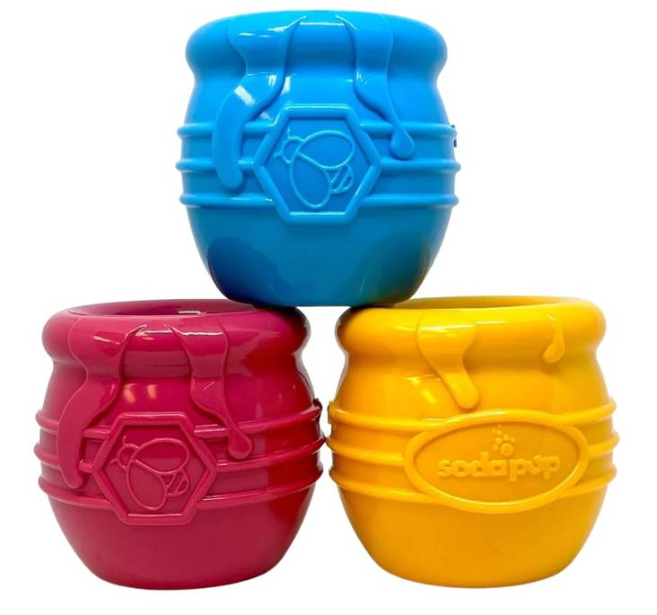 SodaPup Honey Pot Pup-X keltainen L - Koiran aktivointilelut - 4219 - 1