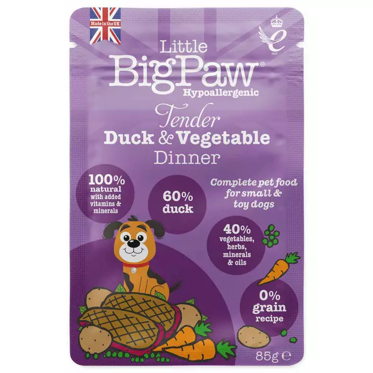 Little BigPaw Ankka & vihannekset 85 g - Little BigPaw - 6019 - 1