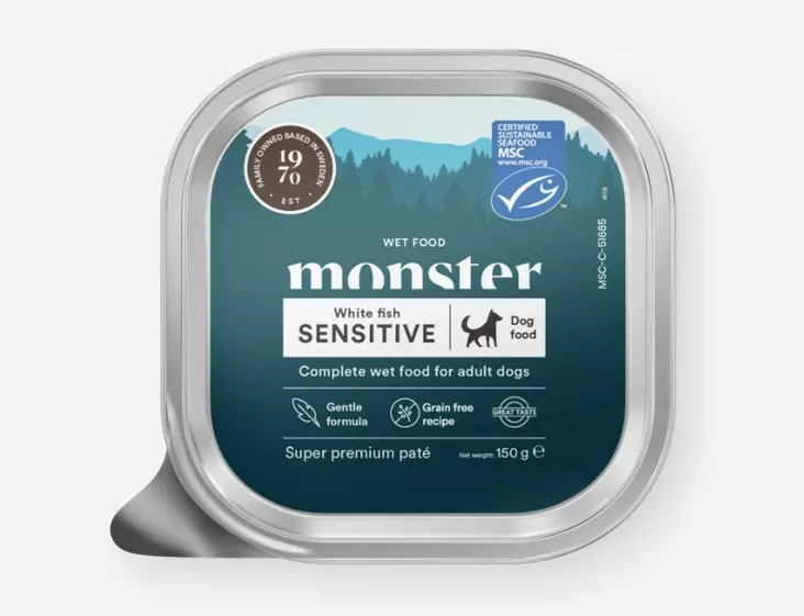 Monster Dog Adult Sensitive Fish Pate 150 g - Monster - 6269 - 1