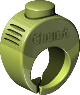Clicino clicker-ring sormusnaksutin, lime S - Naksuttimet - 5989 - 1