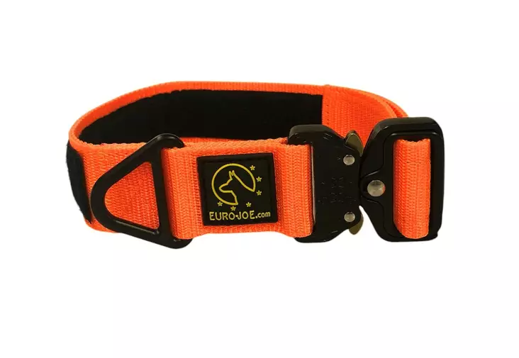 Euro Joe kaulapanta oranssi L - Koiran tekstiilipannat - 1369 - 1